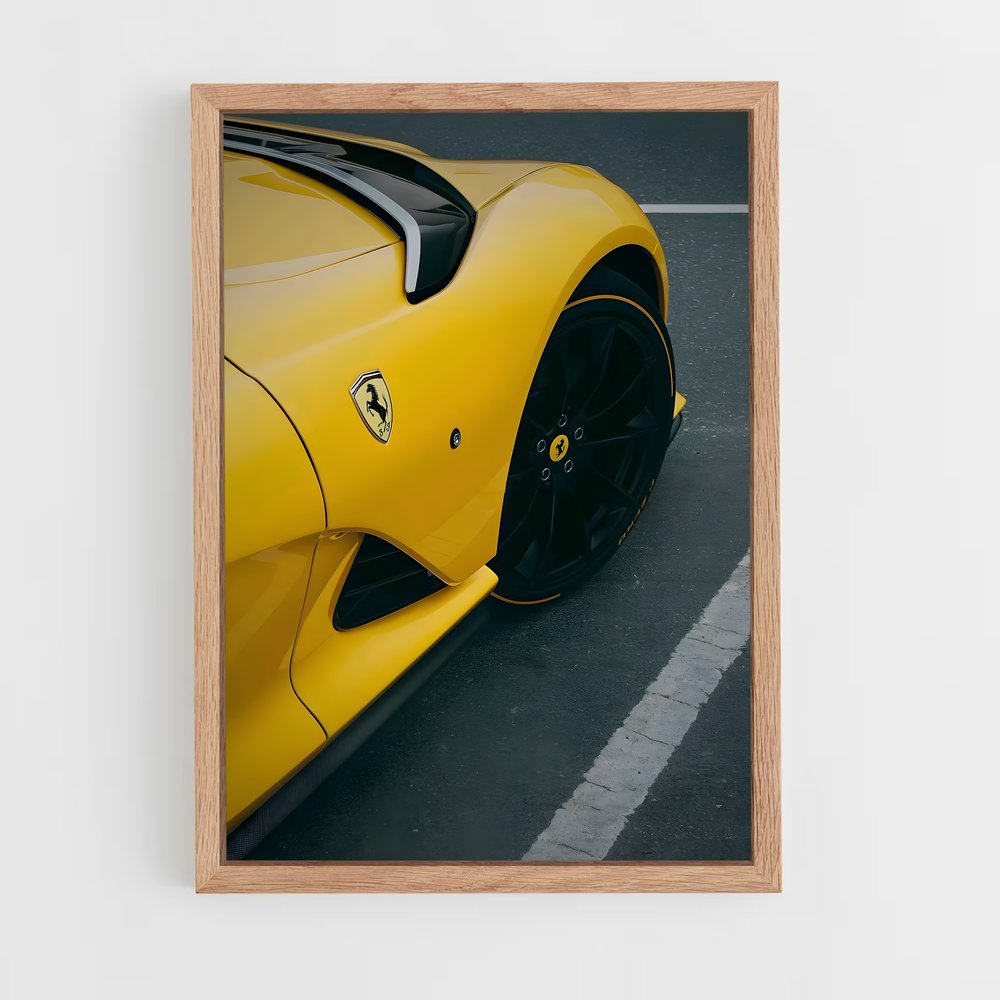 Poster Competizione Design – affiche Ferrari (vue 4)